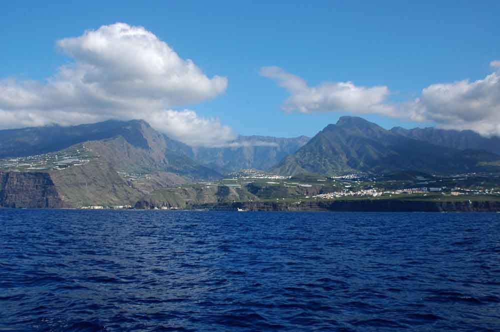 45 - La Palma, caldera de Taburiente, panoramica marina